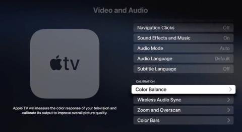 Apple TV の新しい iPhone ベースのカラー バランス機能の使い方