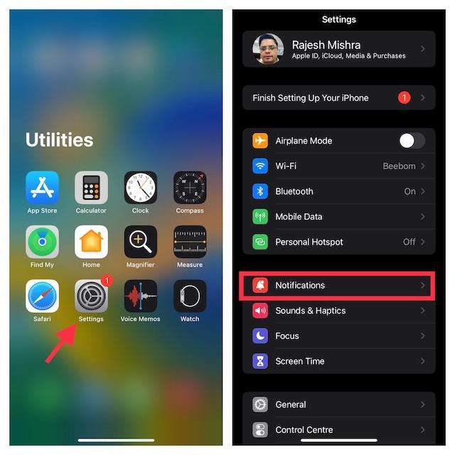 Comment afficher le nombre de notifications sur iPhone dans iOS 16