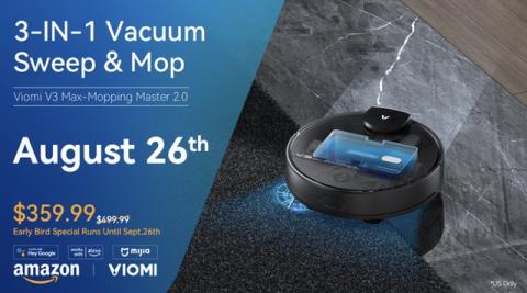 Viomi V3 Max Robot Vakum: Eviniz İçin Otomatik Paspas ve Vakum Robotu