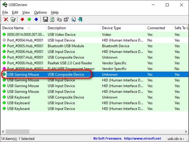 Comment vérifier la puissance de sortie des ports USB sous Windows 10